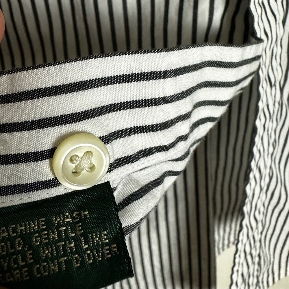Vintage J.Crew Oarsman Button Down Shirt Striped Ivy League Preppy Casual